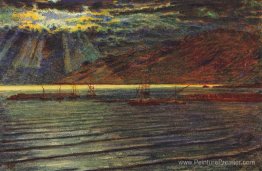 Boats de pêche au clair de lune Boats de pêche au clair de lune