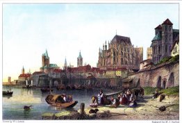 La ville de Cologne, gravée par M.J. Starling après Leitch La ville de Cologne, gravée par M.J. Starling après Leitch