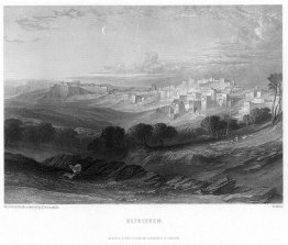 Bethlehem Graving par William Miller après Leitch Bethlehem Graving par William Miller après Leitch