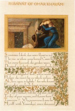 Le Rubaiyat d'Omar Khayyam, texte et décoration de Morris avec d Le Rubaiyat d'Omar Khayyam, texte et décoration de Morris avec d