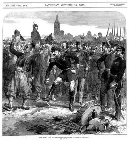 La guerre (franco-prussienne): chute de Strasbourg - Départ des La guerre (franco-prussienne): chute de Strasbourg - Départ des