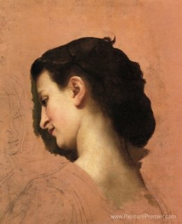 Étude de la tête d'une jeune fille Étude de la tête d'une jeune fille