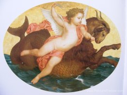 Cupidon sur un monstre marin Cupidon sur un monstre marin