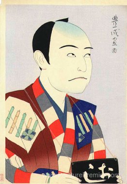 Bando Mitsugoro VII comme muet dans Sannin-Katawa Bando Mitsugoro VII comme muet dans Sannin-Katawa