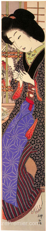Fille typique du centre-ville d'Edo Fille typique du centre-ville d'Edo