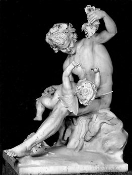 Satyre joue avec Eros Satyre joue avec Eros