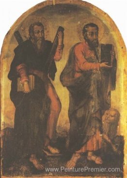 Icône des apôtres Andrew et Mark Icône des apôtres Andrew et Mark