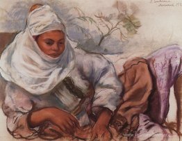 Une jeune femme en coiffe blanche Une jeune femme en coiffe blanche