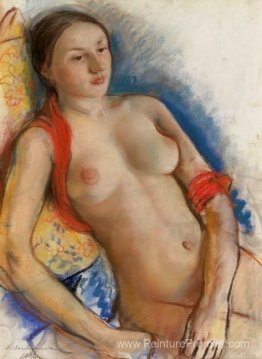 Nu avec une écharpe rouge Nu avec une écharpe rouge