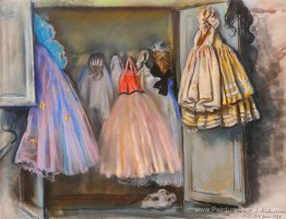 Placard de la ballerine Irina Baranova Placard de la ballerine Irina Baranova