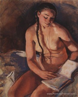 Nu avec livre Nu avec livre