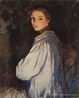 Fille avec une bougie. Autoportrait Fille avec une bougie. Autoportrait